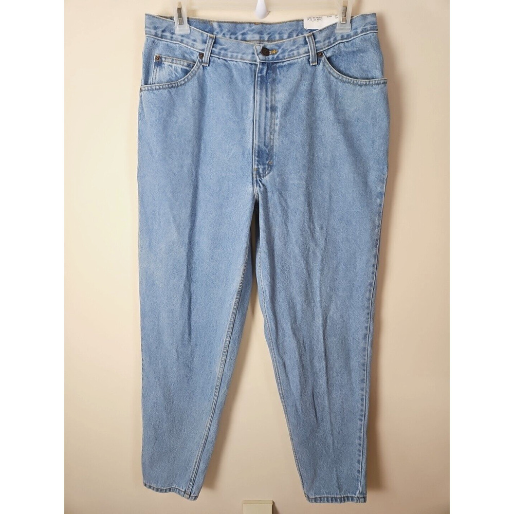Vintage Jordache Jeans Womens Denim Blue 15/16 Regular 34 x 31 High Rise Tapered